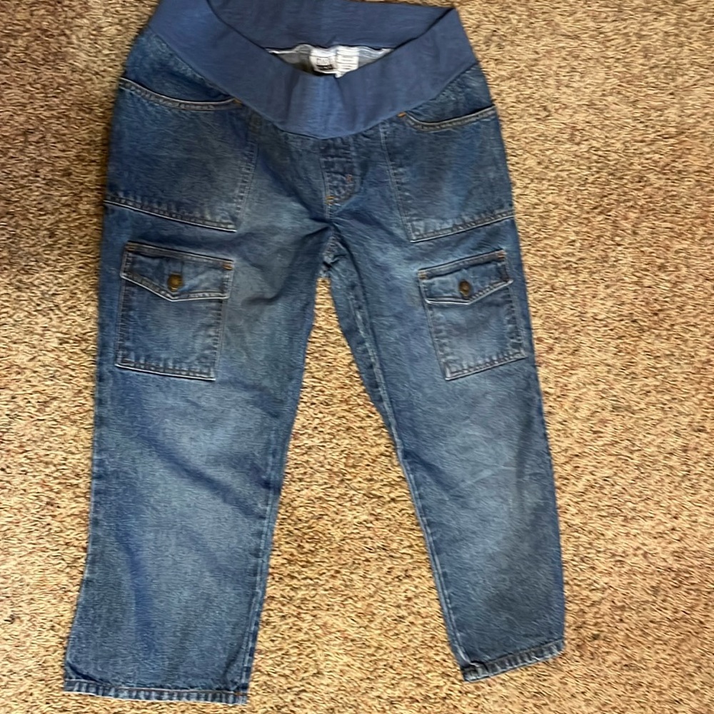 Take Nine maternity denim capris M